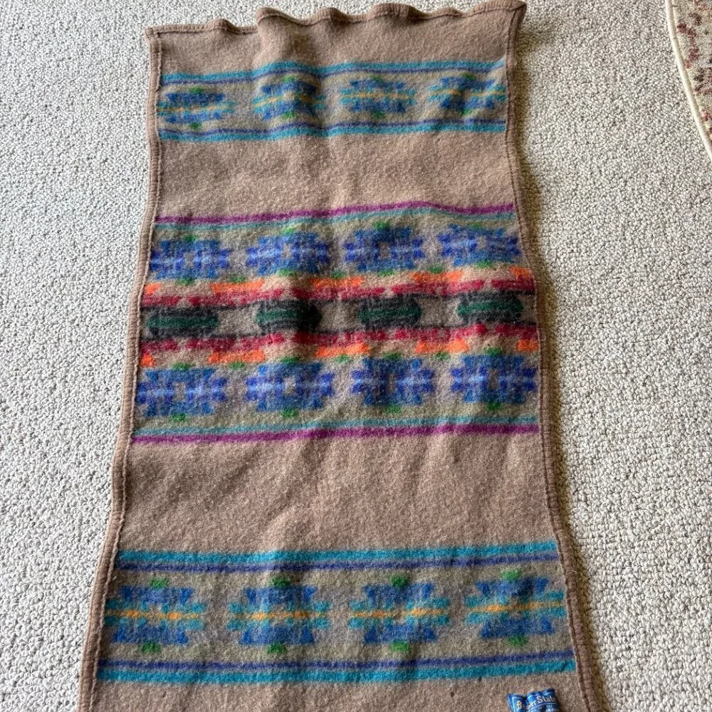 Pendleton | Bedding | Vintage Pendleton Beaver State Wool Baby Blanket ...